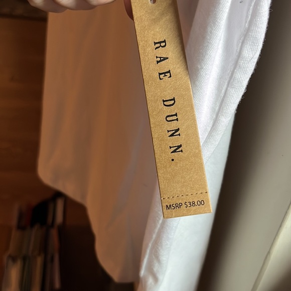 New Bright White tee w/beautiful green foil -BLESSED. Perfect for holidays💚♥️ - Picture 2 of 5